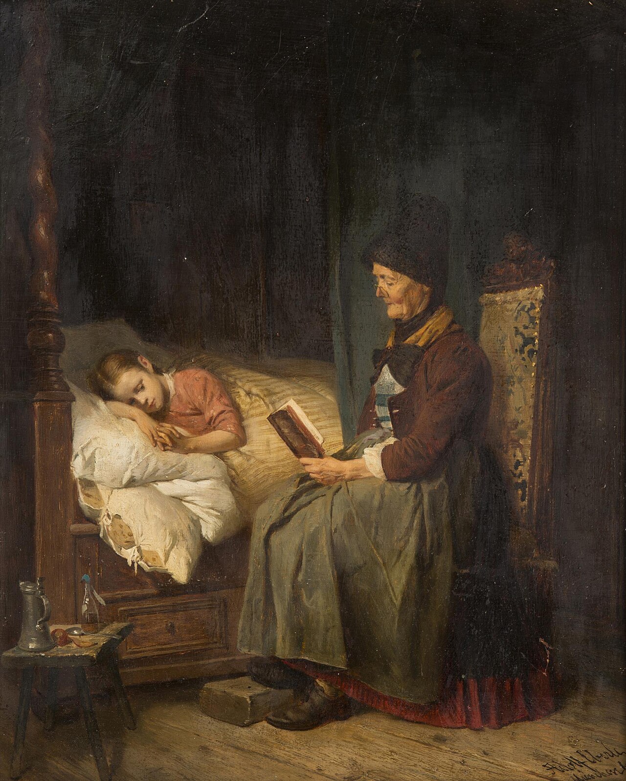 A Bedtime Story by Adolf Eberle