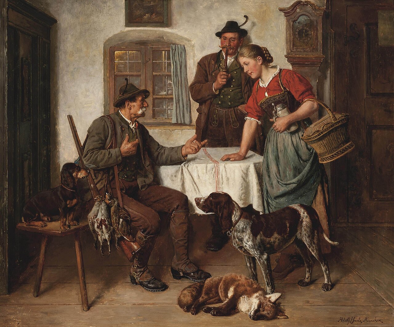 The day's bag by Adolf Eberle