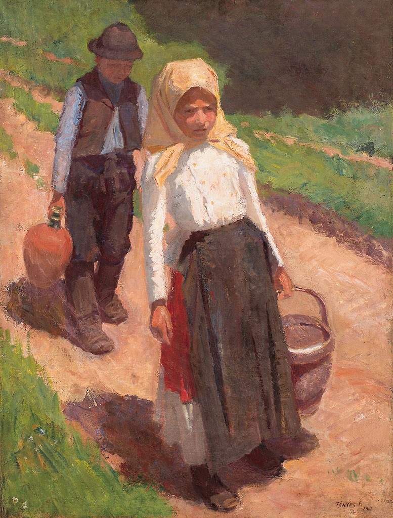 Hazatérő testvérek by Adolf Fényes