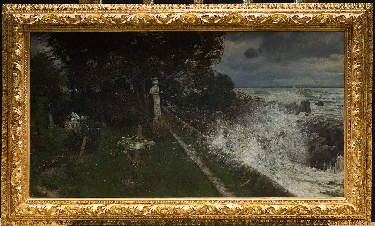 Seaside Cemetery (Seefriedhof) by Adolf Hirémy-Hirschl