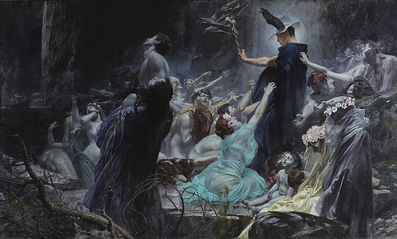 Souls on the Banks of the Acheron by Adolf Hirémy-Hirschl