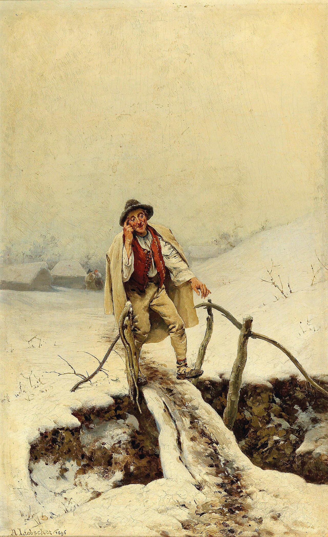 Returning Home by Adolf Liebscher