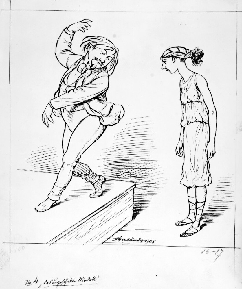 Terpsichore, diktens musa by Adolf Oberländer