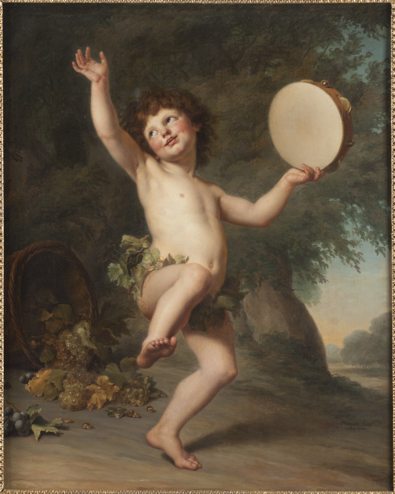 Cupid as Bacchus by Adolf Ulrik Wertmüller