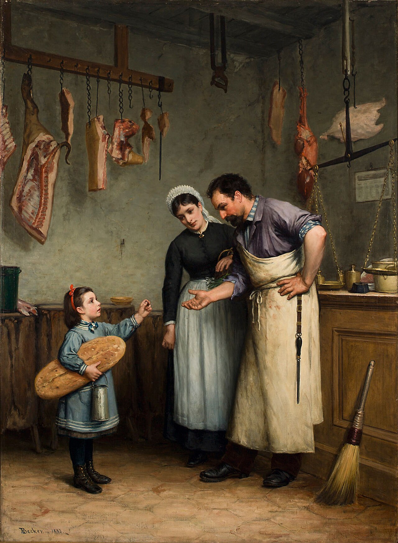 Something for the Cat by Adolf von Becker
