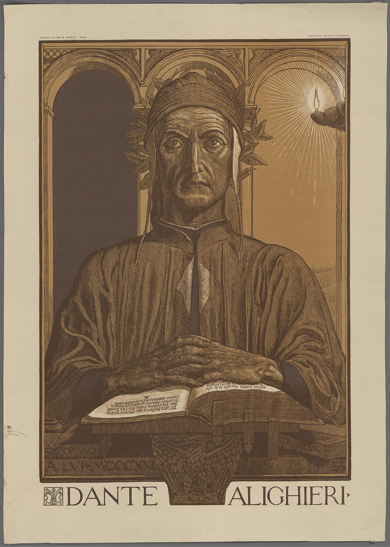 Dante Alighieri by Adolfo de Carolis