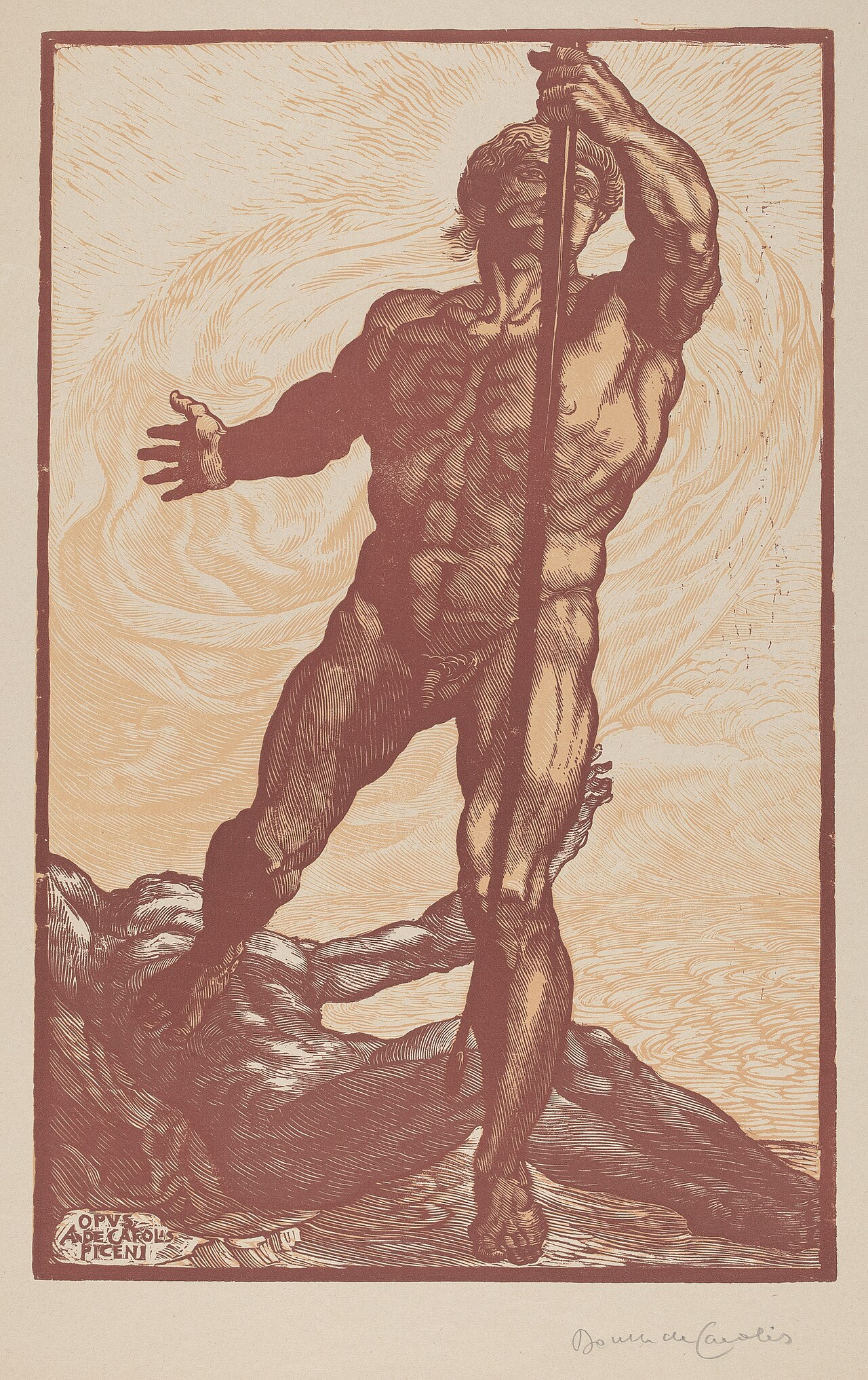 The Archer [L'Arciere] by Adolfo de Carolis