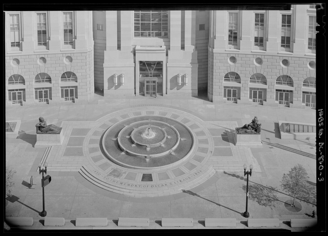 Oscar Straus Memorial by Adolph Alexander Weinman