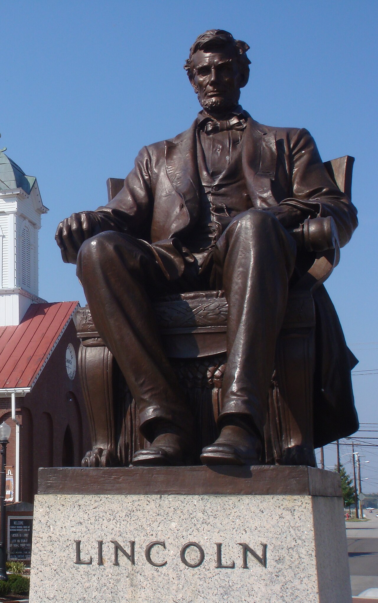 Statue of Abraham Lincoln by Adolph Alexander Weinman