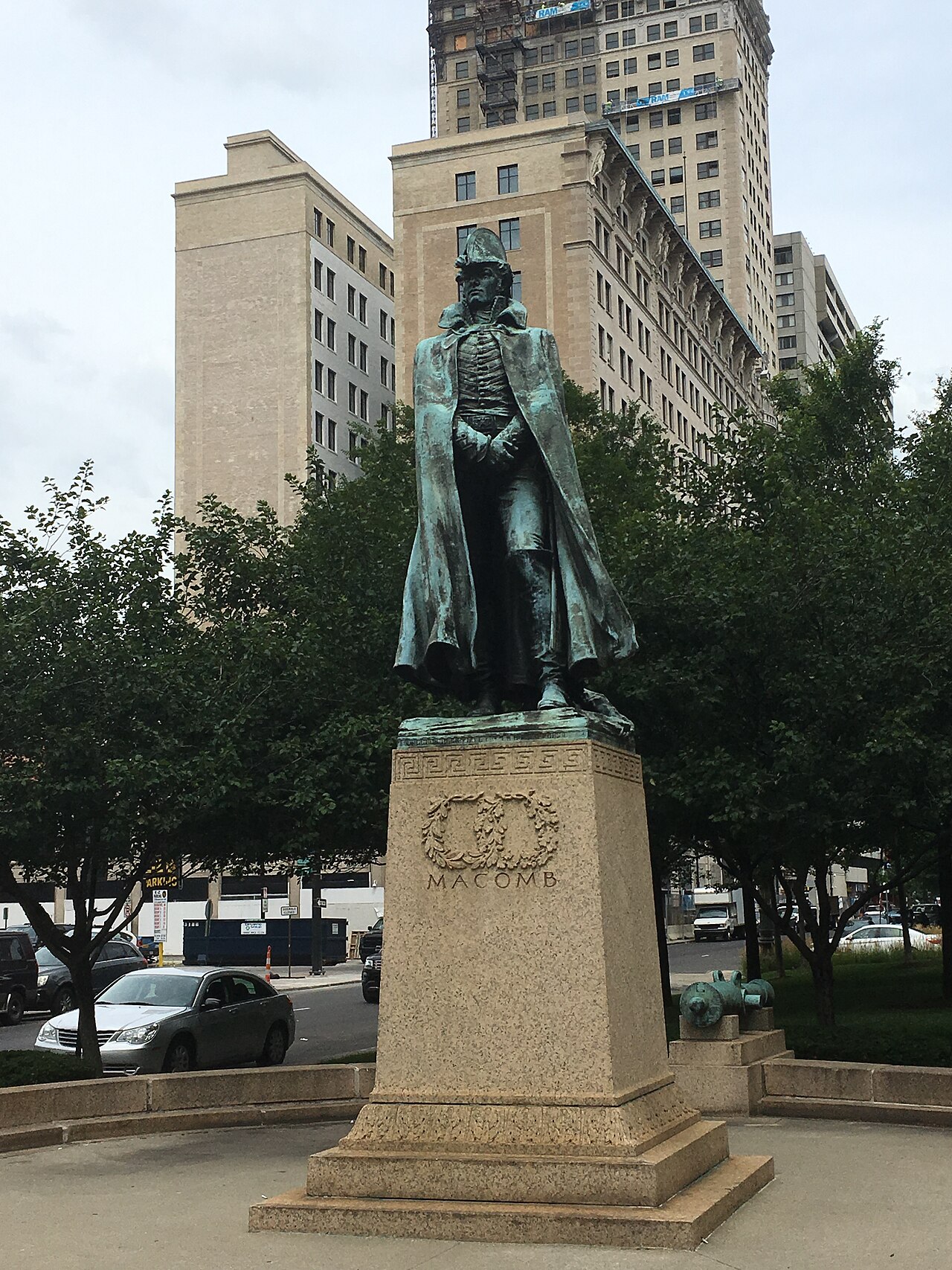 Statue of Alexander Macomb by Adolph Alexander Weinman