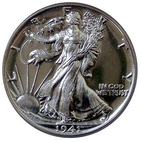 Walking Liberty half dollar by Adolph Alexander Weinman