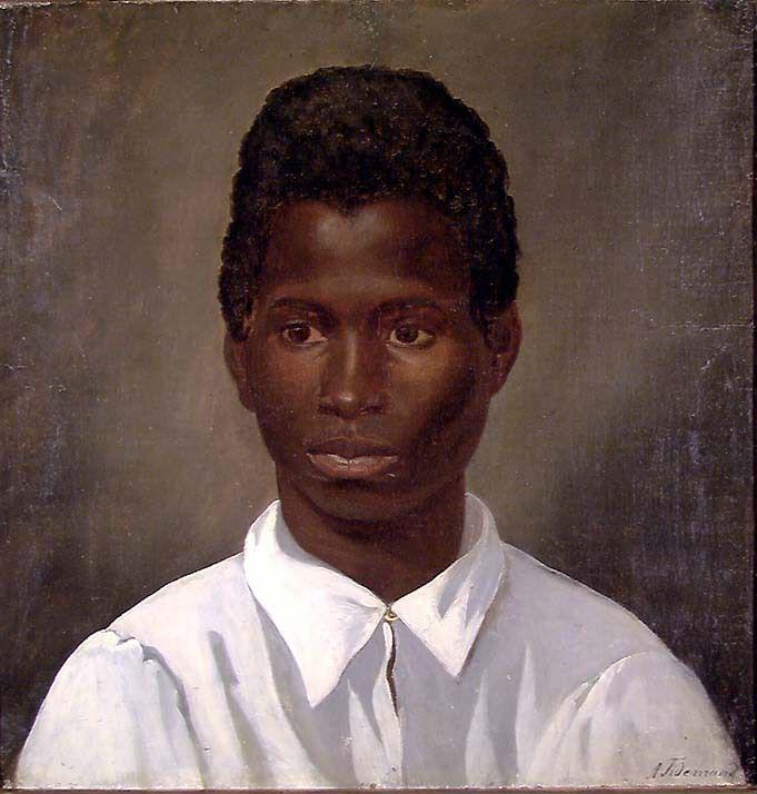 Portrait of a young man by Adolph Tidemand