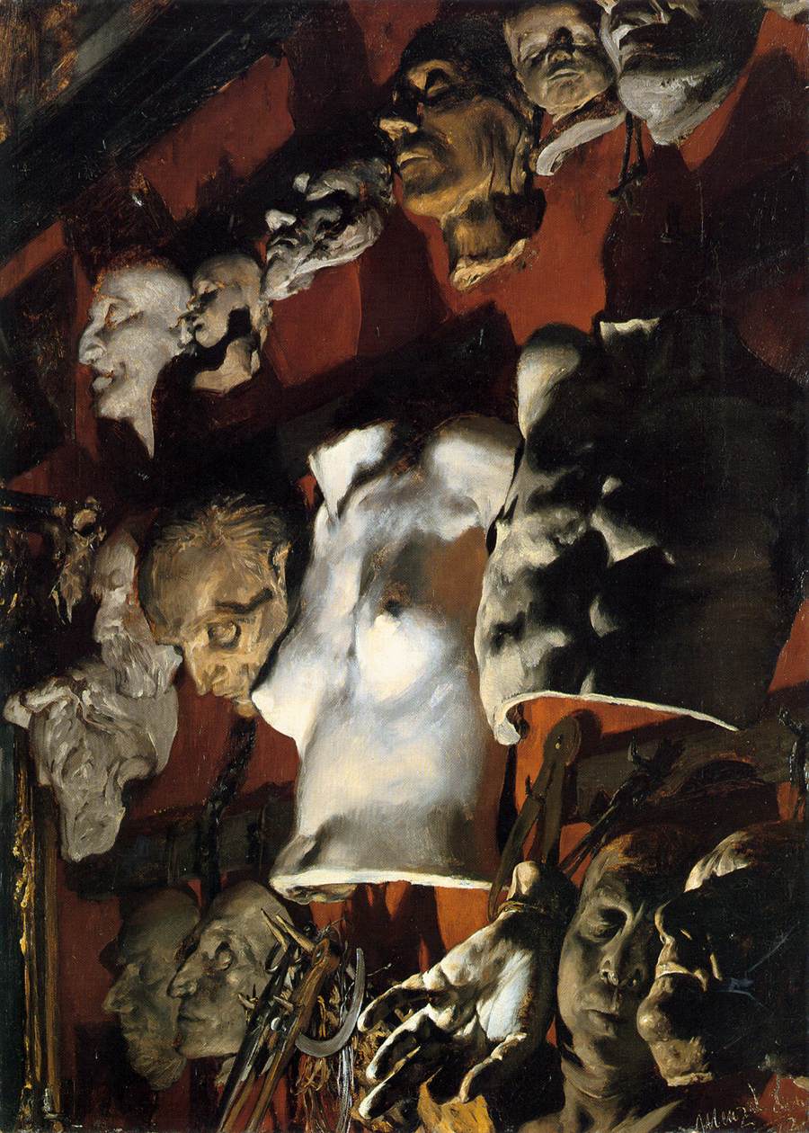 Studio Wall by Adolph von Menzel