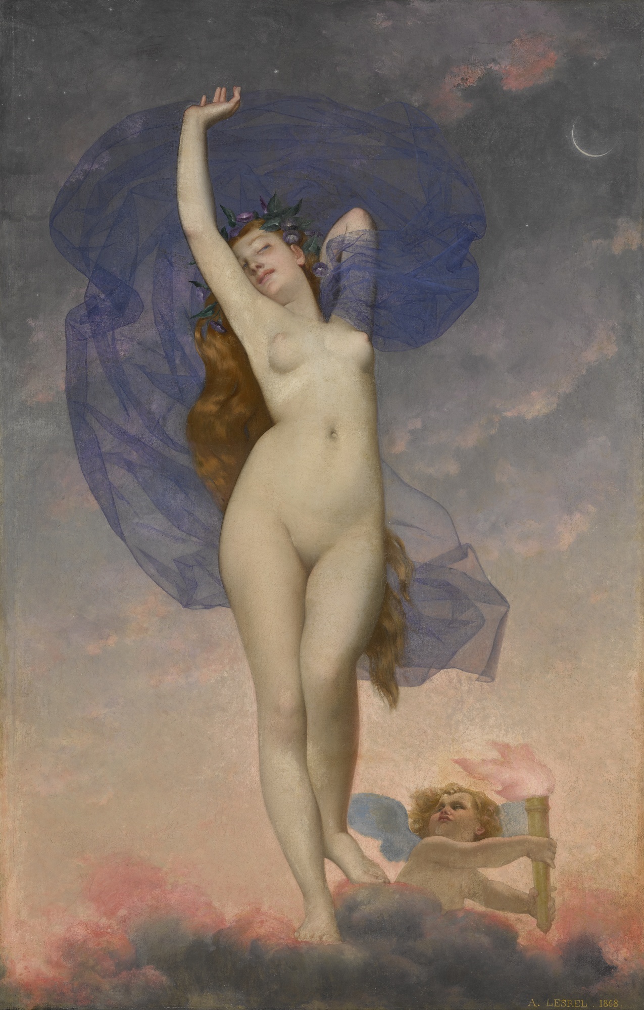 Dawn - II by Adolphe Alexandre Lesrel