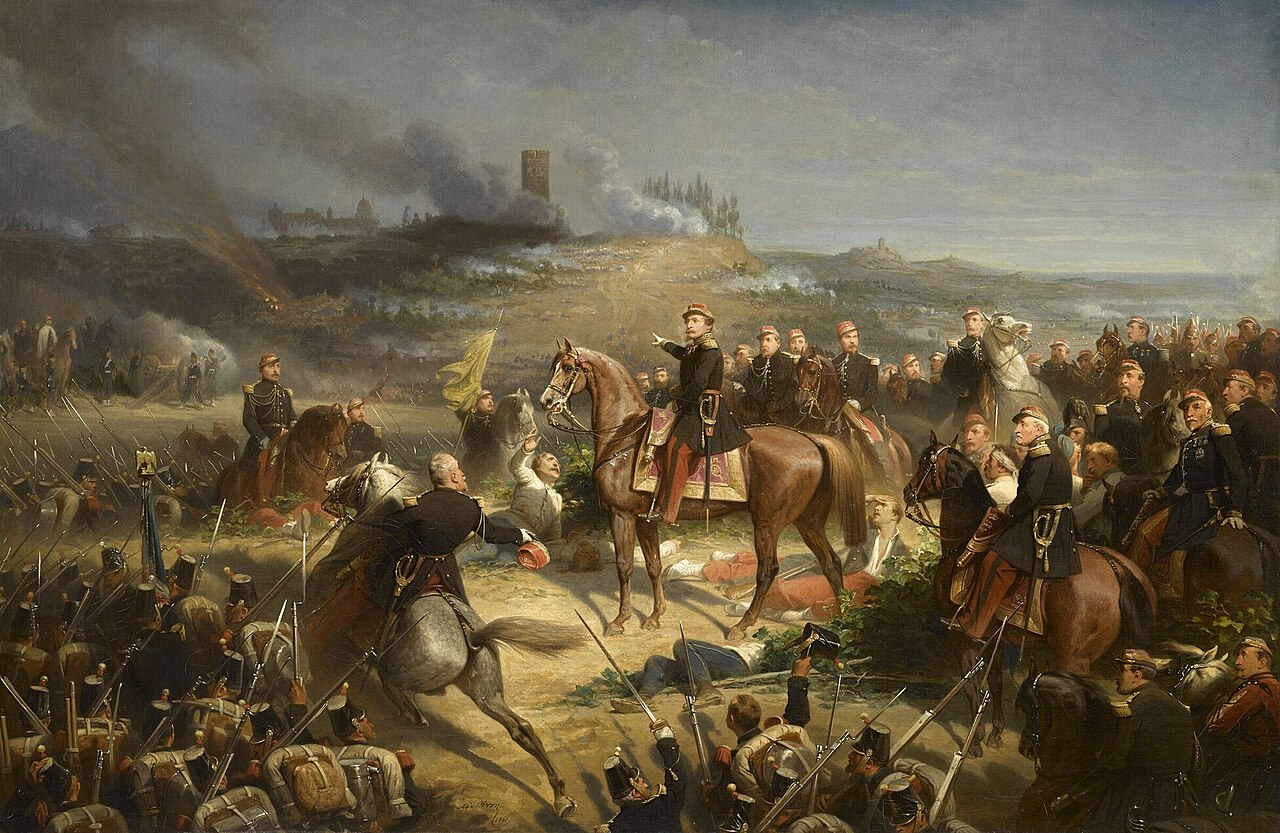 The Battle of Solferino by Adolphe Yvon