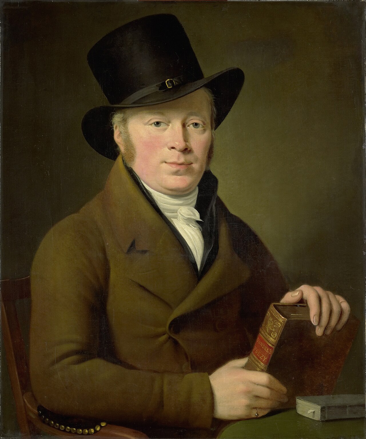 Portrait of the Poet Barend Klijn Barendsz by Adriaan de Lelie