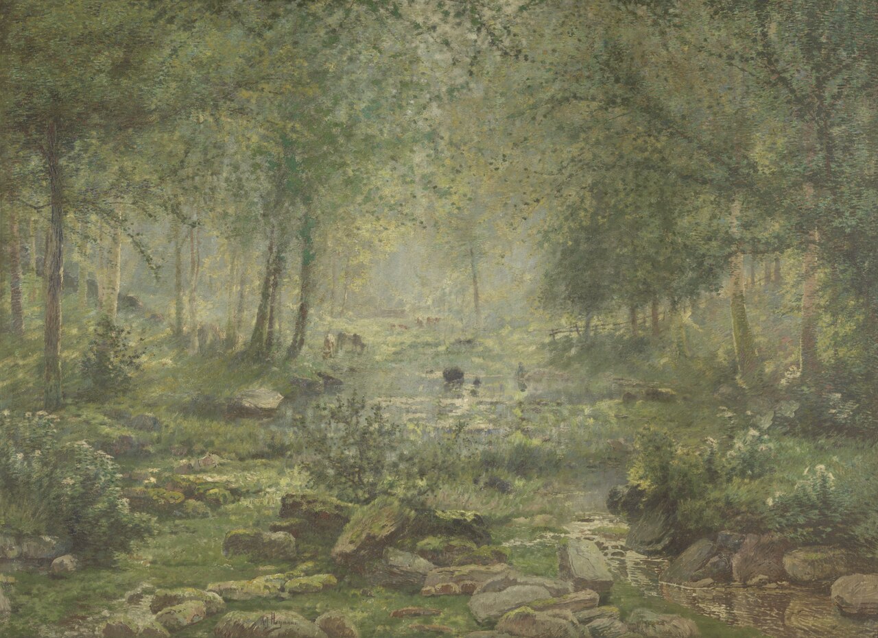 Woodland near Bertogne by Adriaan Jozef Heymans