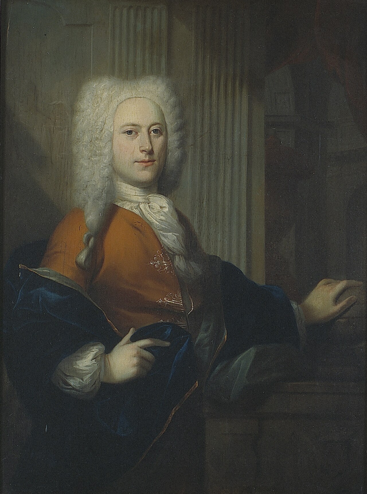 Portrait of Hendrik van Slingelandt (1702-1759) by Adriaan van der Burg