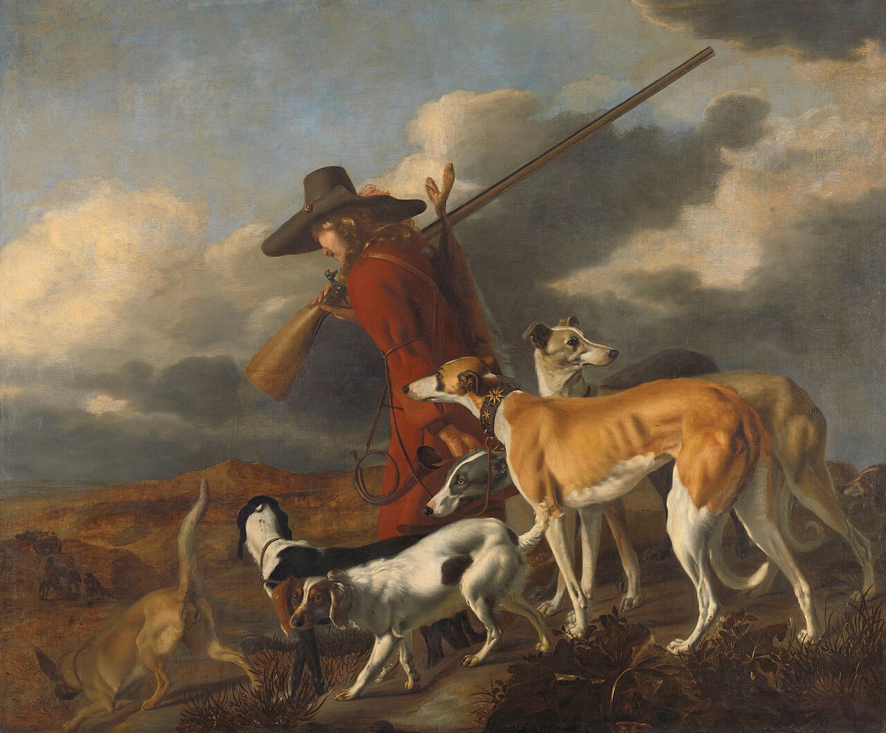 The hunter by Adriaen Cornelisz Beeldemaker