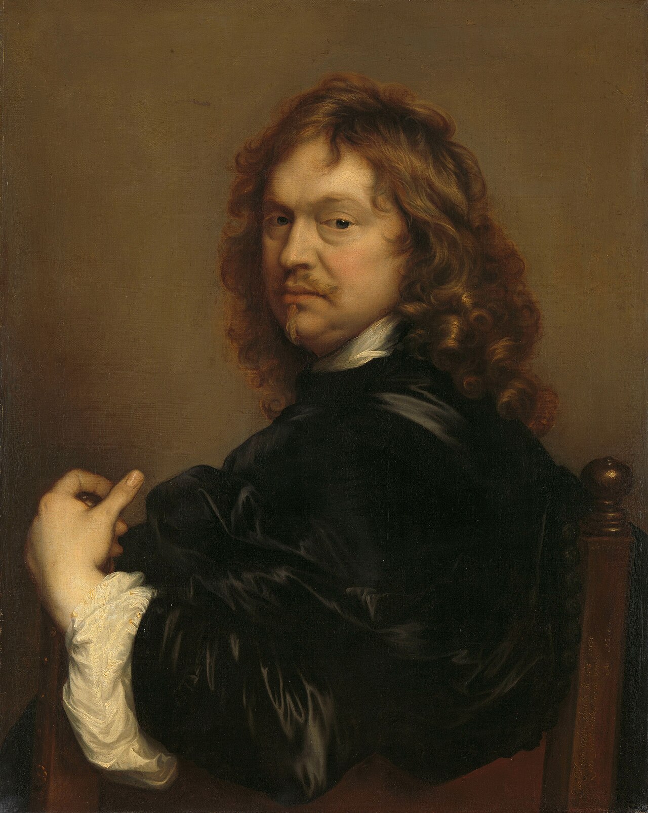 Self portrait by Adriaen Hanneman