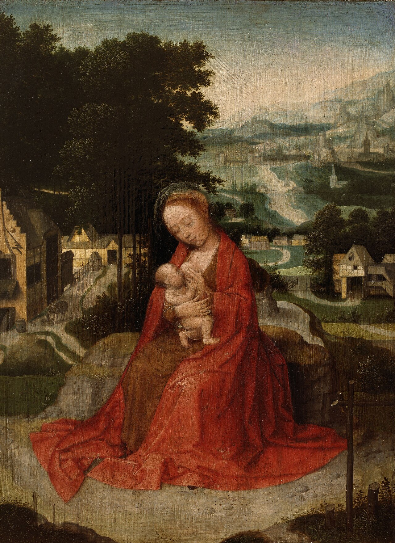 The Rest on the Flight into Egypt by Adriaen Isenbrandt