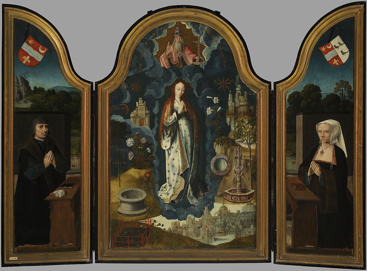 Triptych of Immaculate Conception by Adriaen Isenbrandt