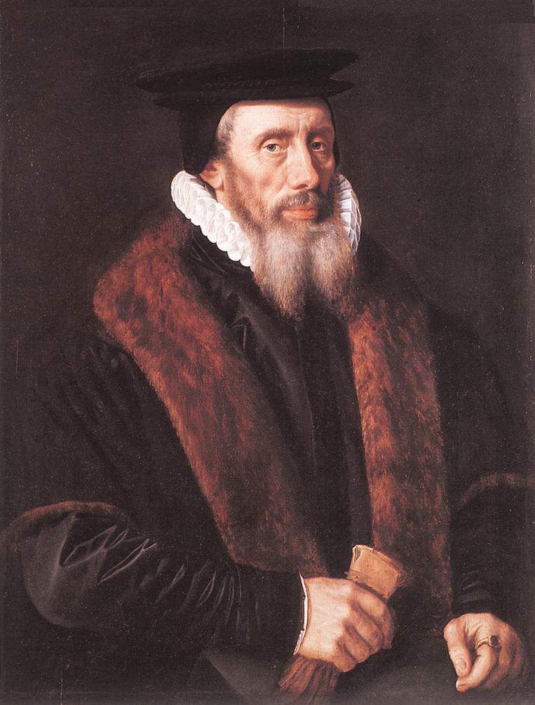 Portrait of a Man by Adriaen Thomasz. Key