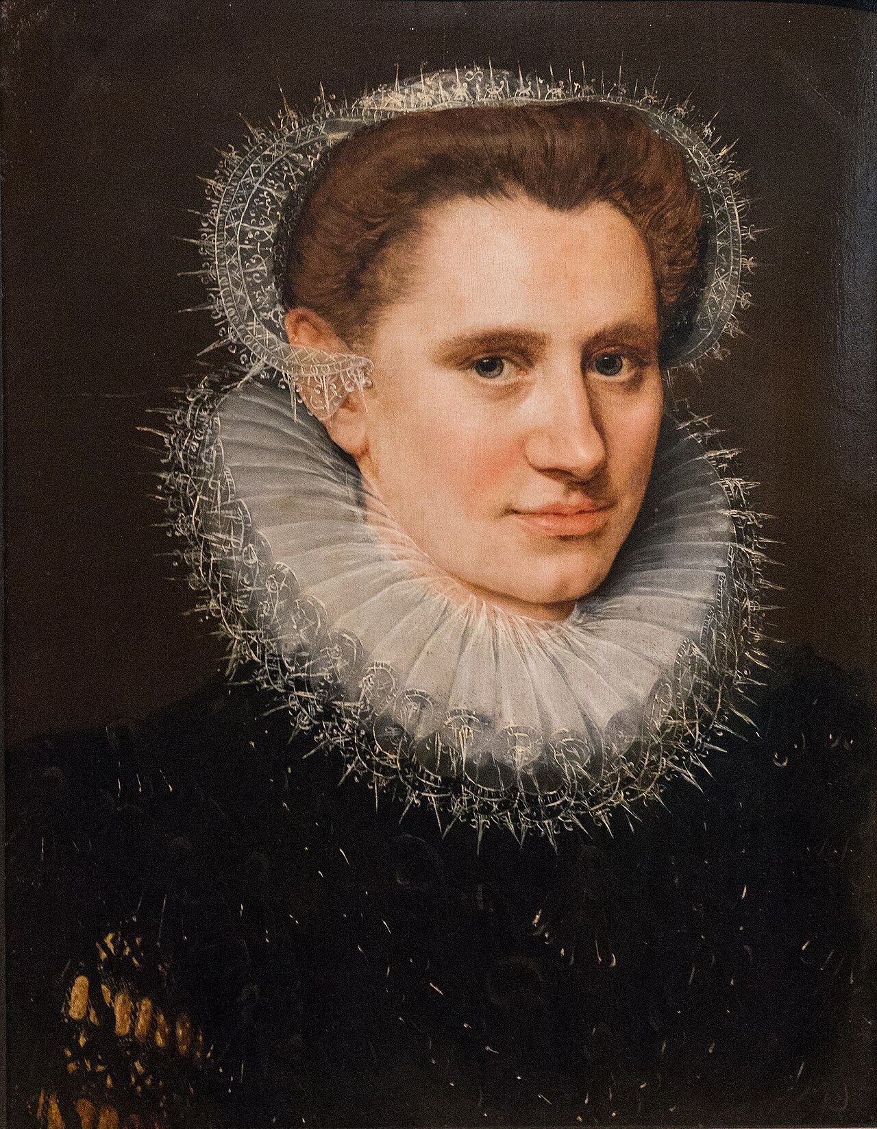 Portrait of a Woman by Adriaen Thomasz. Key
