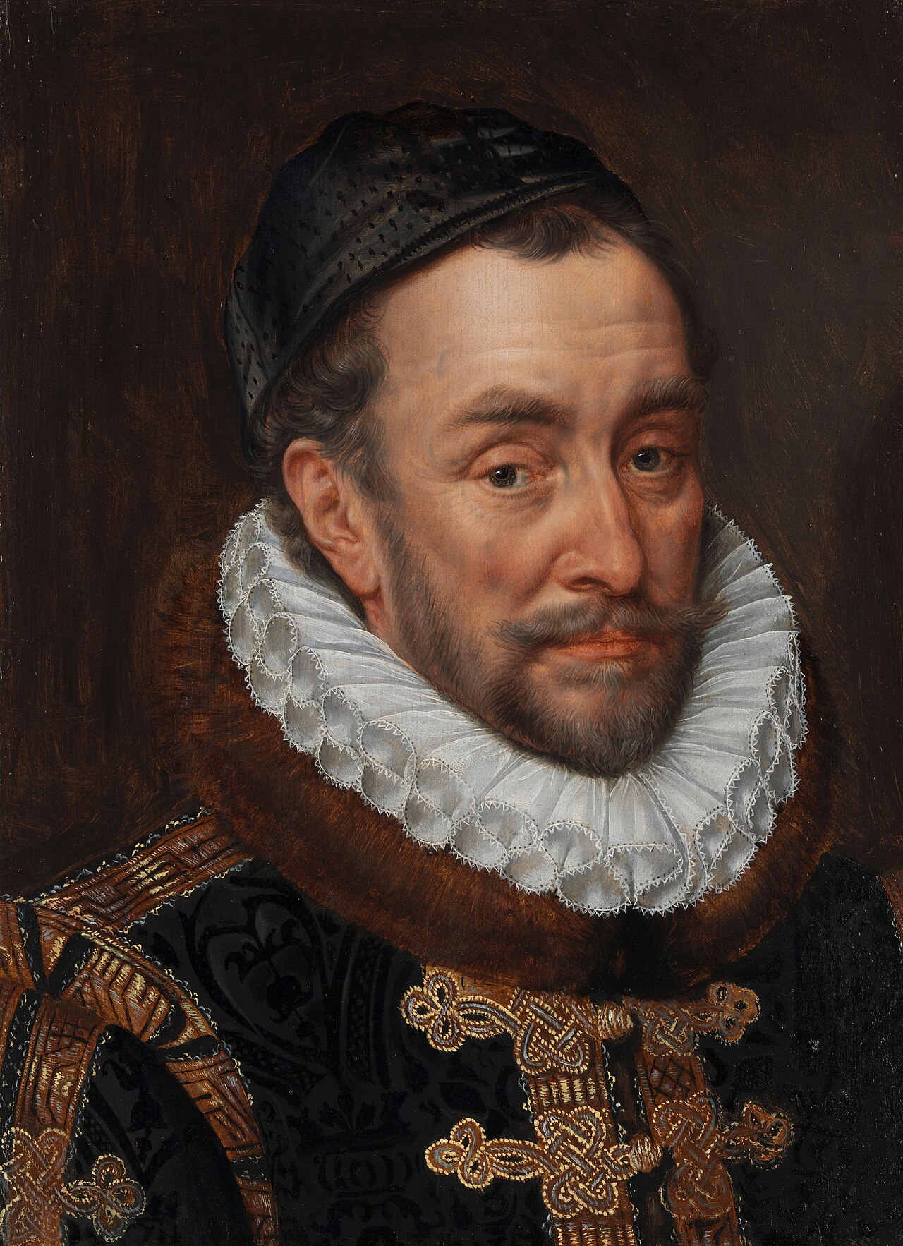 William I, Prince of Orange by Adriaen Thomasz. Key