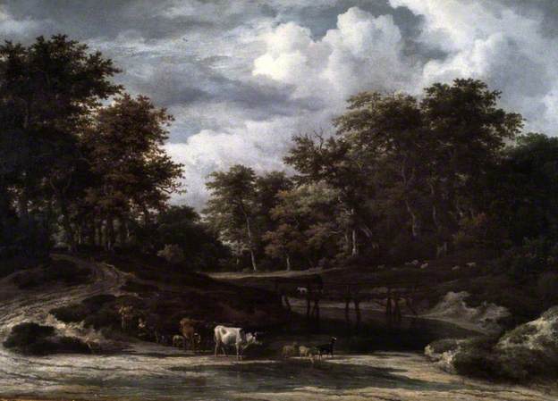 A Wooded Landscape by Adriaen van de Velde