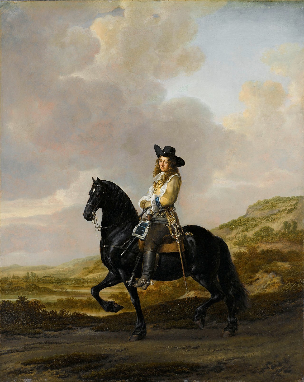 Pieter Schout on Horseback by Adriaen van de Velde