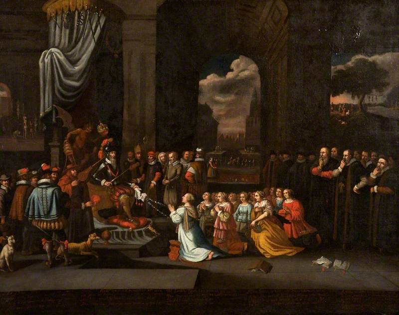 An Allegory of Persecution by the Duke of Alba by Adriaen van de Venne