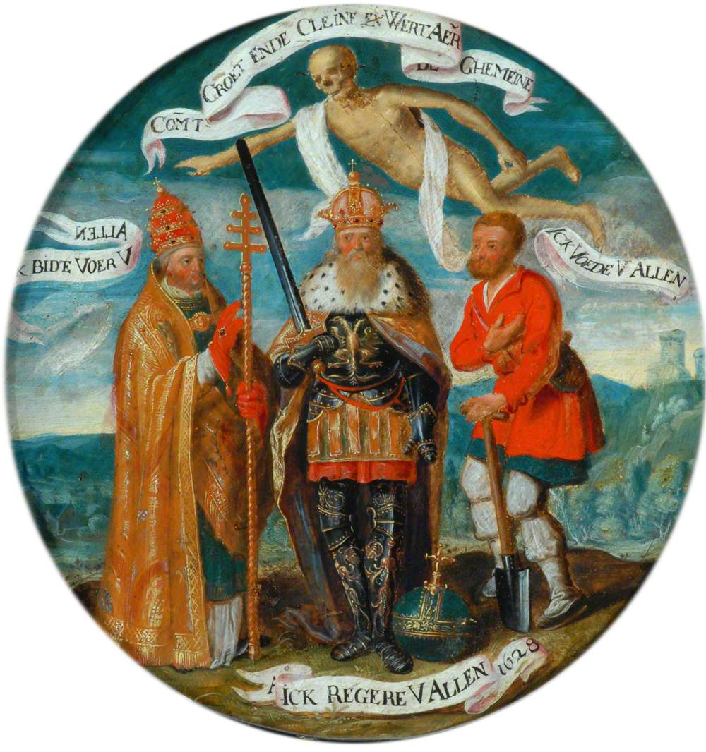Death with the Three Orders of Church, State and People by Adriaen van de Venne