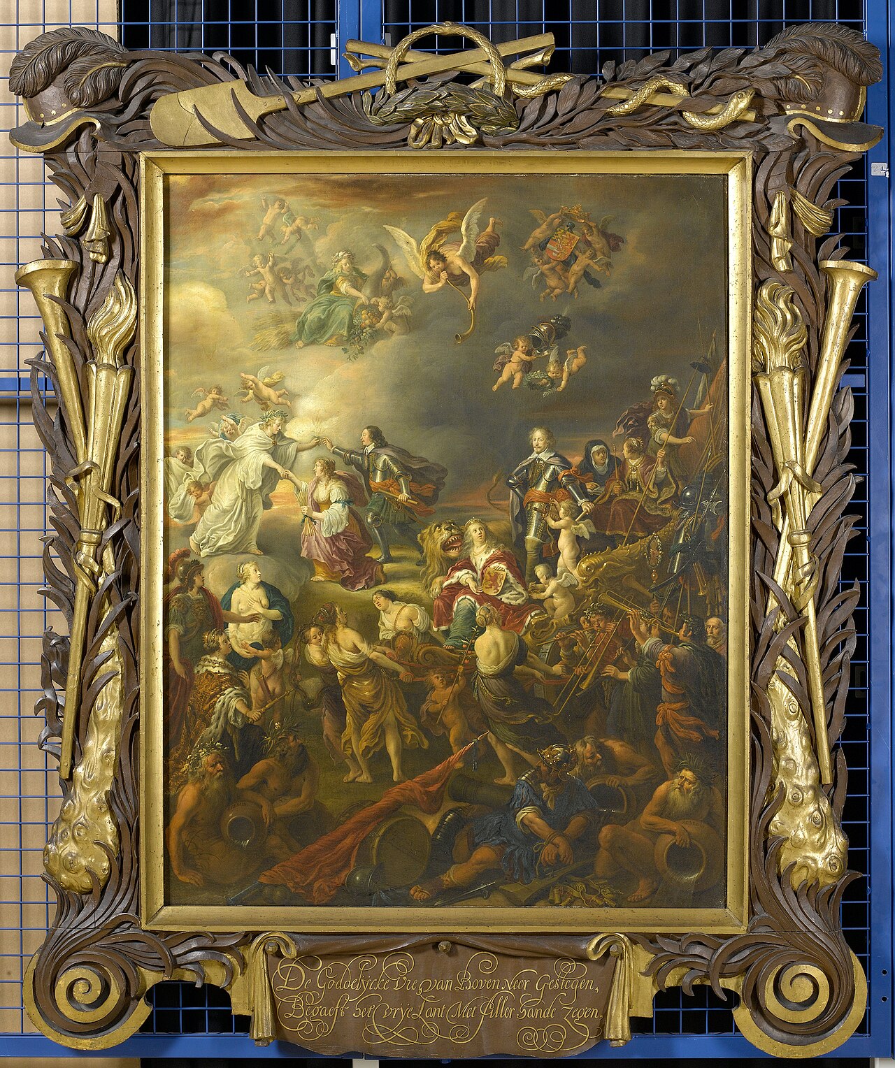 Allegory of the Peace under Stadholder Willem II by Adriaen van Nieulandt the younger