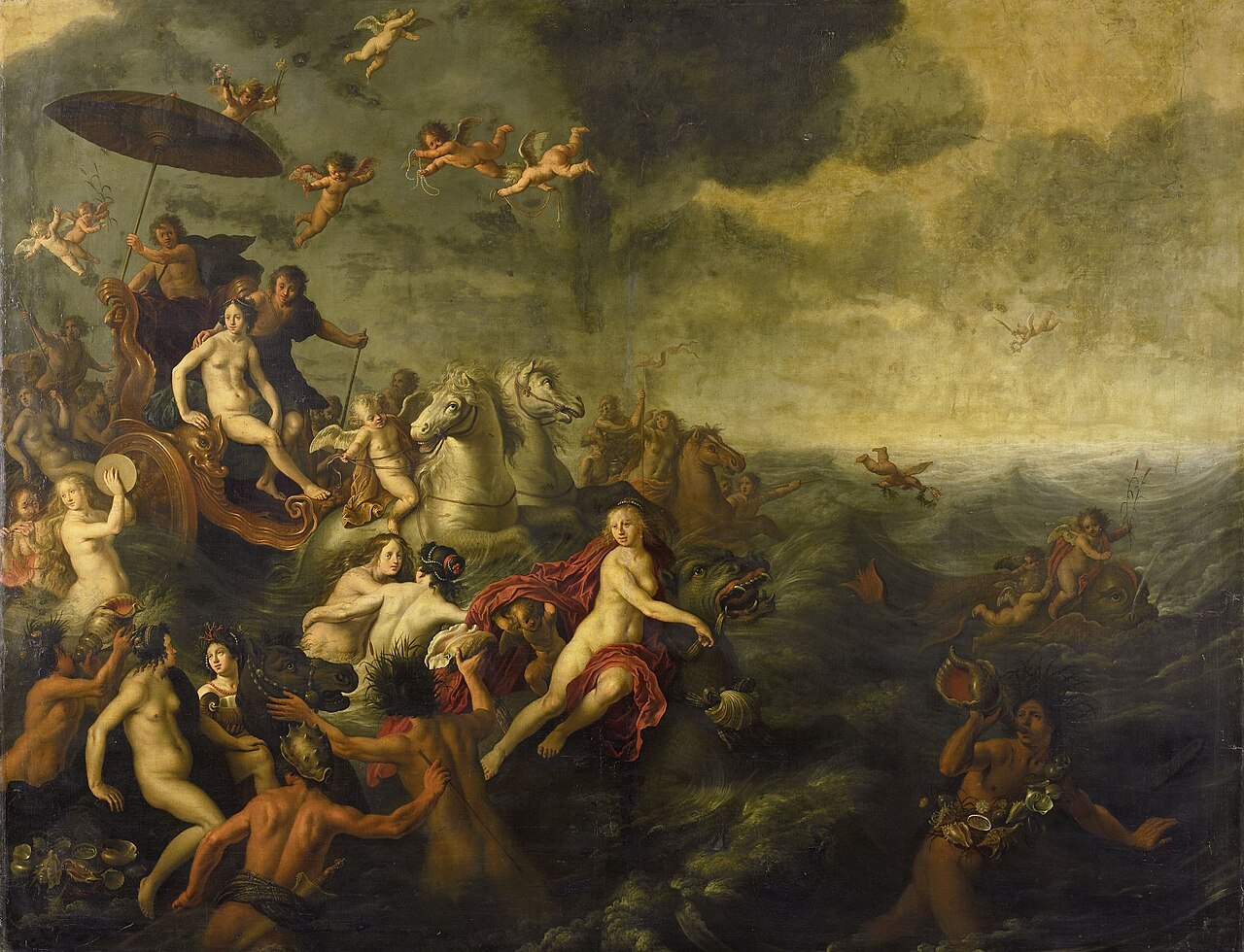 Galatea and Acis by Adriaen van Nieulandt the younger