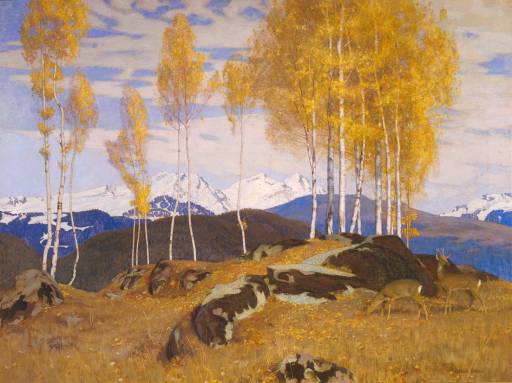 Autumn in the Mountains by Adrian Scott Stokes