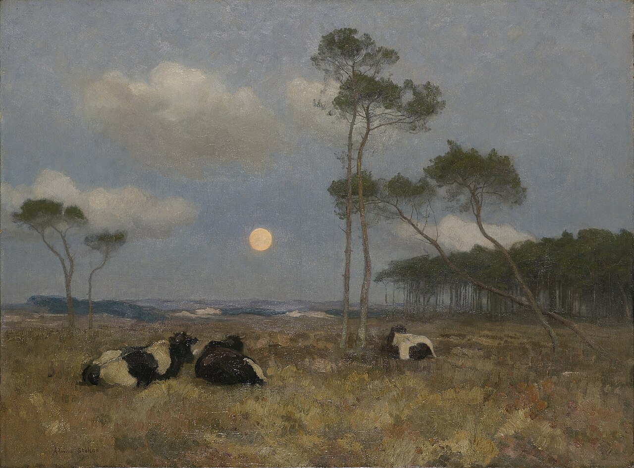 Moonrise on the Zuyderzee by Adrian Scott Stokes