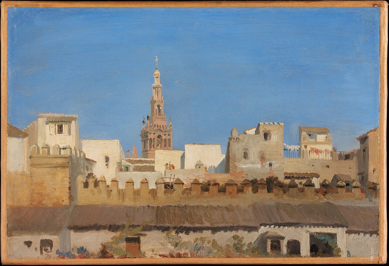 The Giralda, Seville by Adrien Dauzats