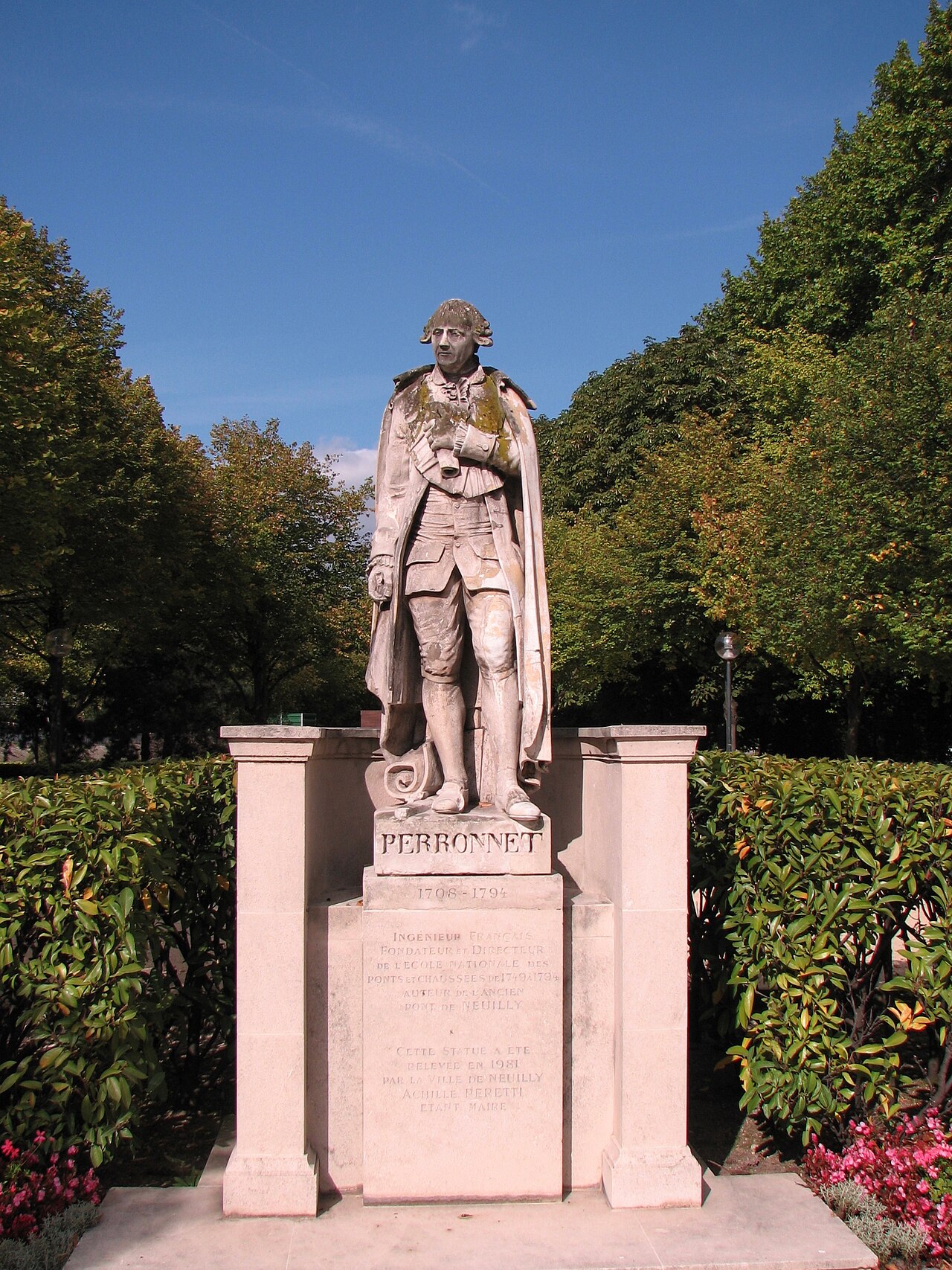 Jean-Rodolphe Perronet by Adrien Étienne Gaudez