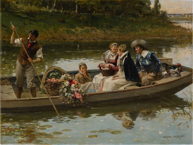 Return From Market by Adrien Moreau