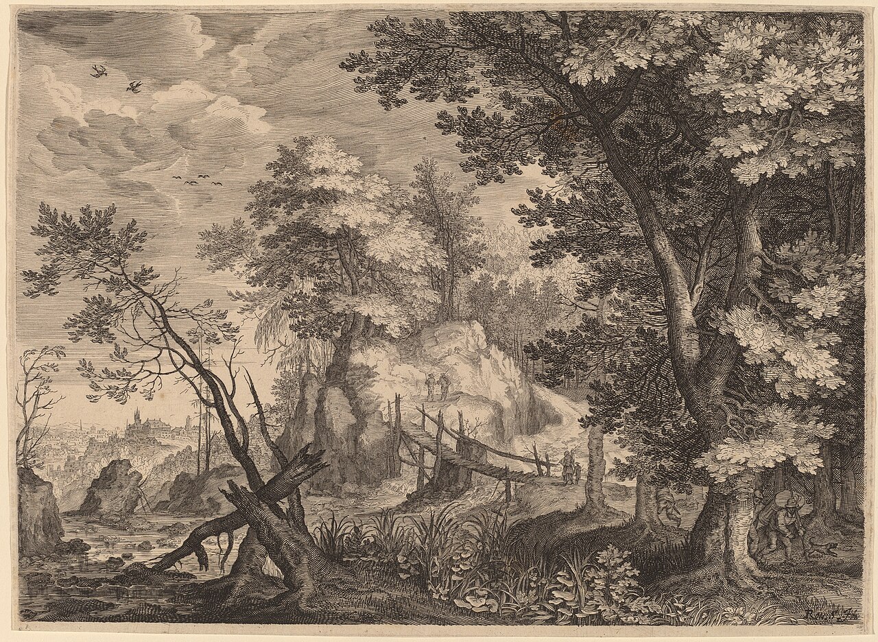 Woodland Scene by Aegidius Sadeler