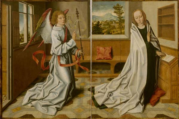 Diptych: Ecce Homo & Mater Dolorosa by Aelbrecht Bouts