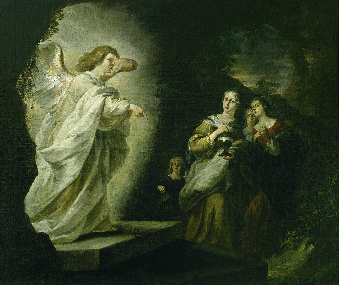 The Three Marys at the Tomb by Aert Jansz Marienhof