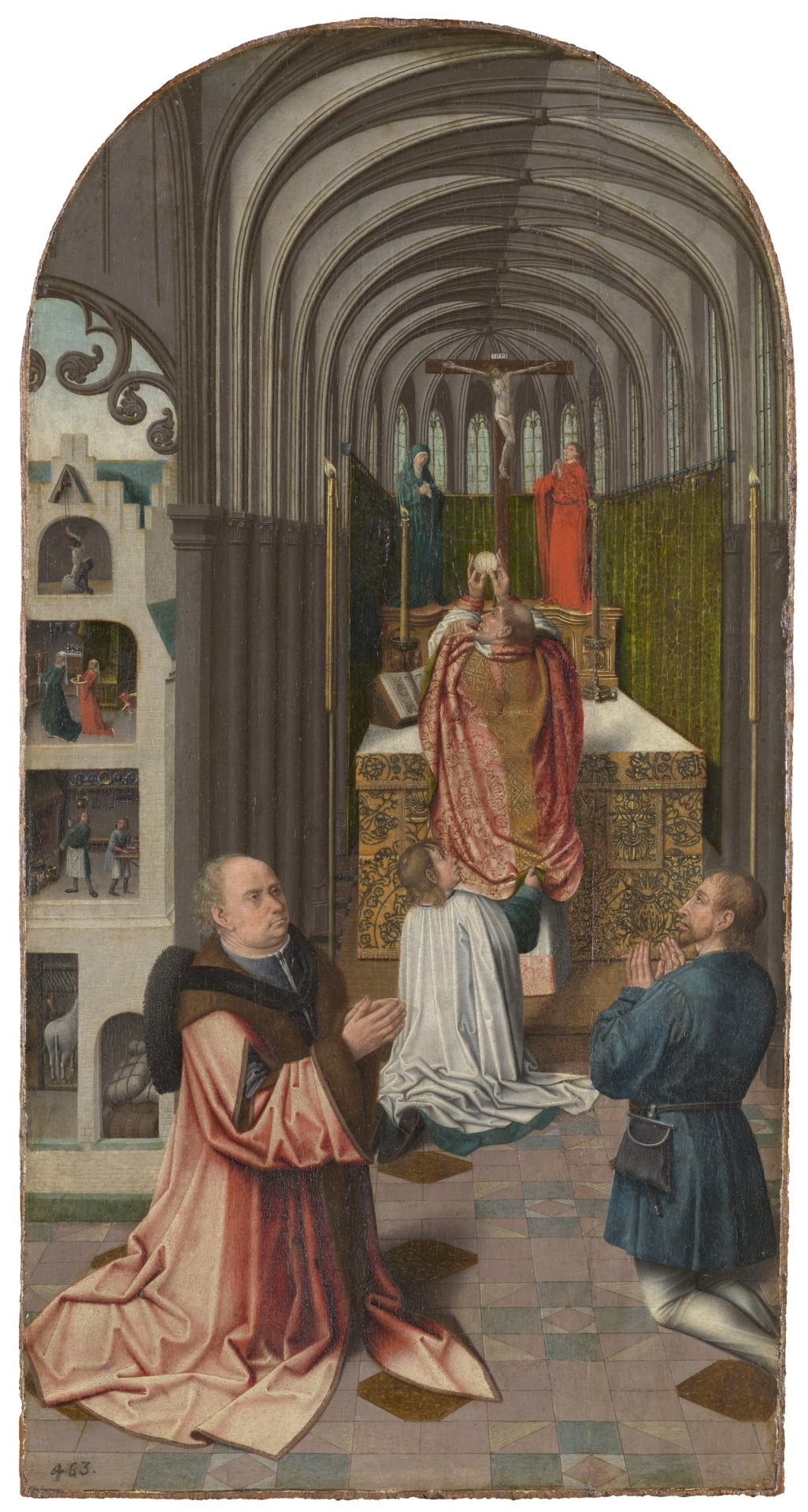 Celebration of a Mass by Aert van den Bossche