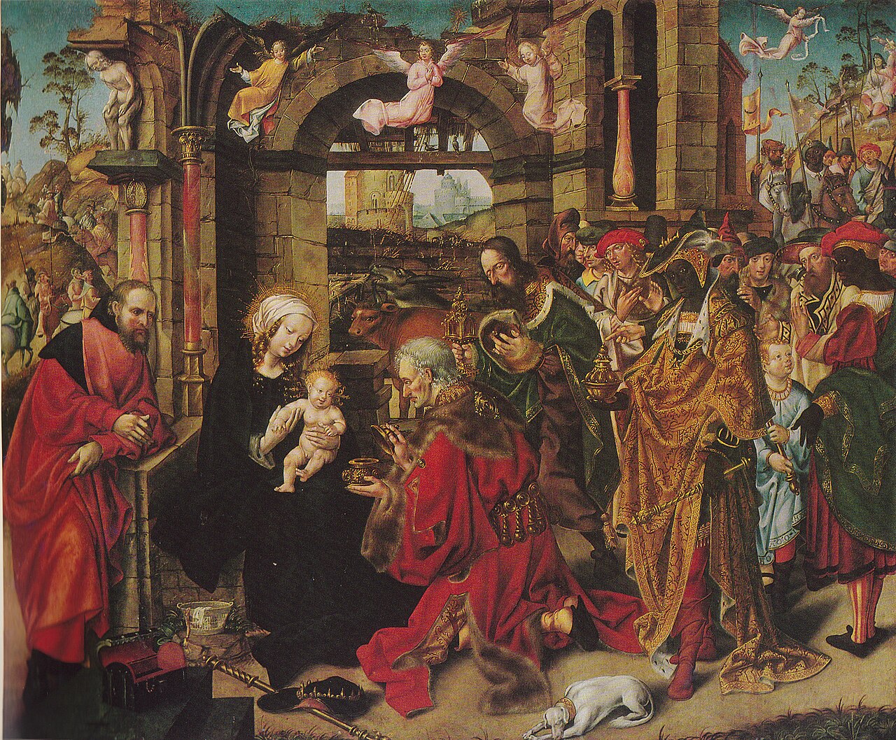 Adoration of the Magi by Aertgen van Leyden