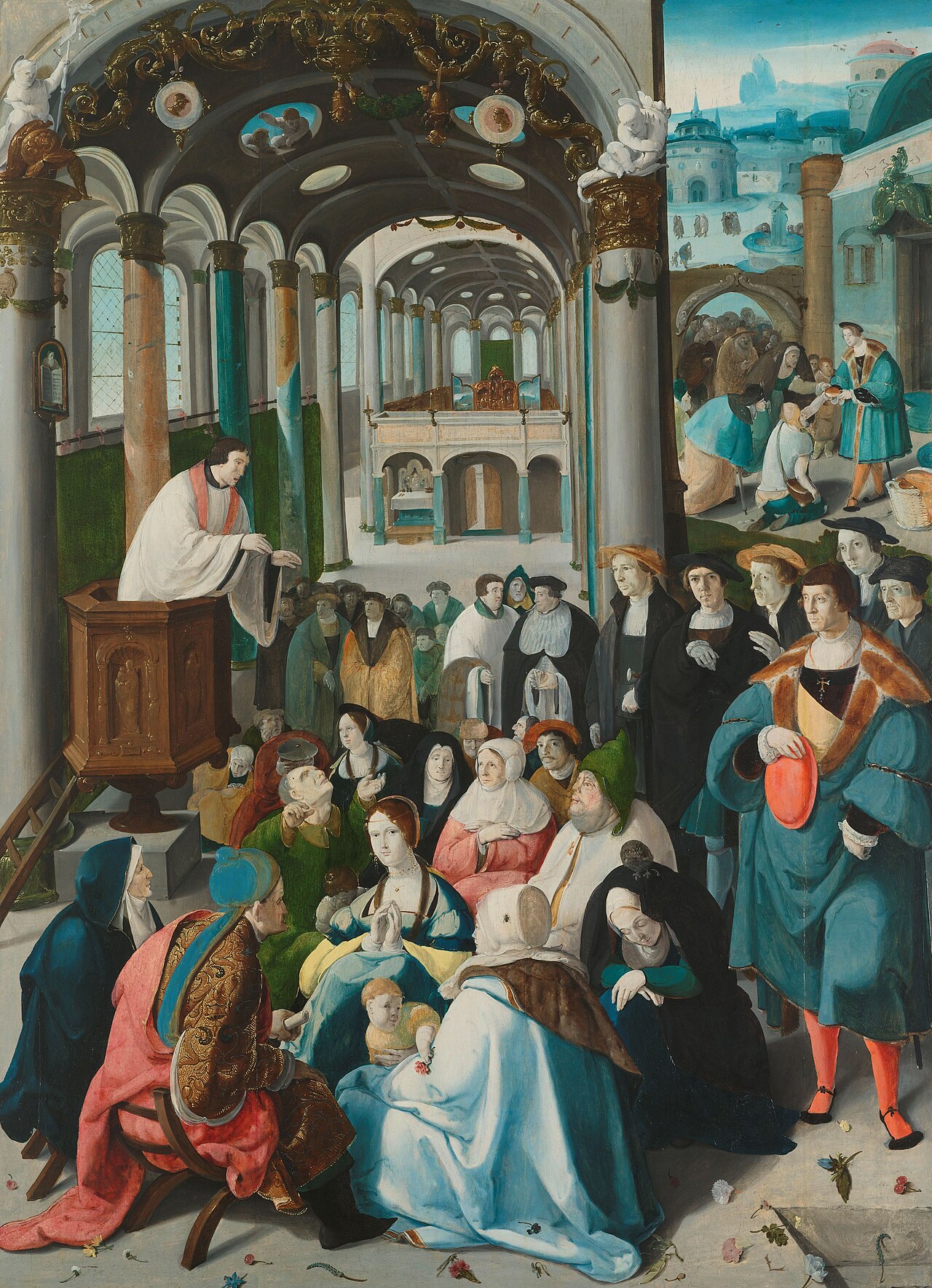 The Calling of Saint Anthony by Aertgen van Leyden
