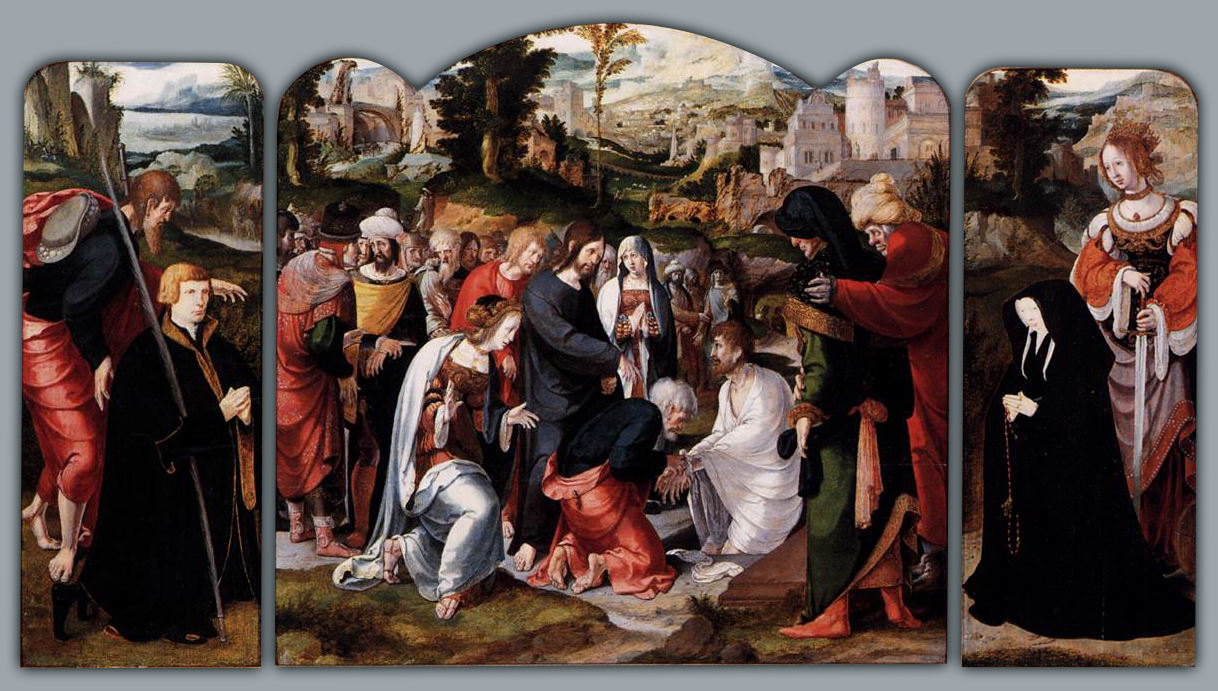 The Raising of Lazarus by Aertgen van Leyden