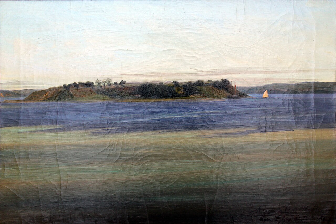 Ox island in Flensburg Fiord by Agnes Slott-Møller