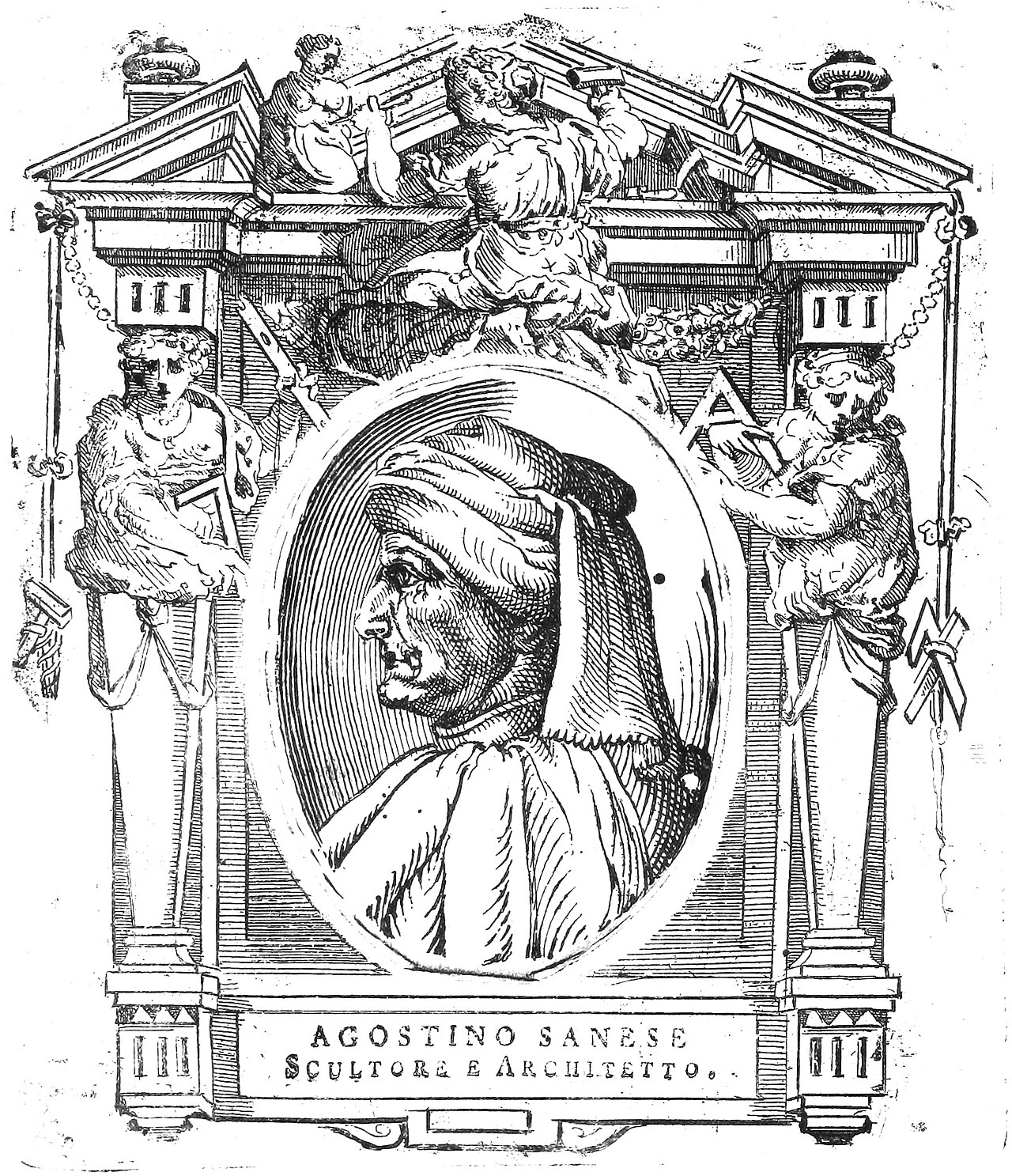 Portrait of Agostino da Siena