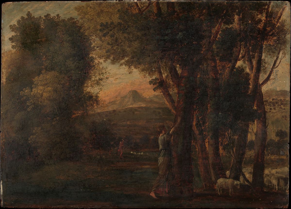 Landscape with Erminia by Agostino Tassi